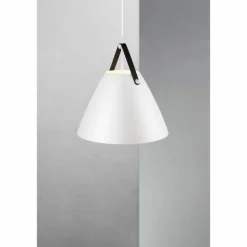 Suspension Design For The People by Nordlux STRAP48 Blanc, 1 lumière