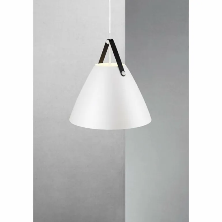 Suspension Design For The People by Nordlux STRAP48 Blanc, 1 lumière