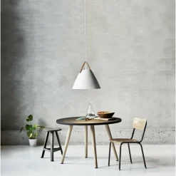 Suspension Design For The People by Nordlux STRAP48 Blanc, 1 lumière