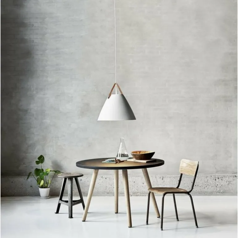 Suspension Design For The People by Nordlux STRAP48 Blanc, 1 lumière