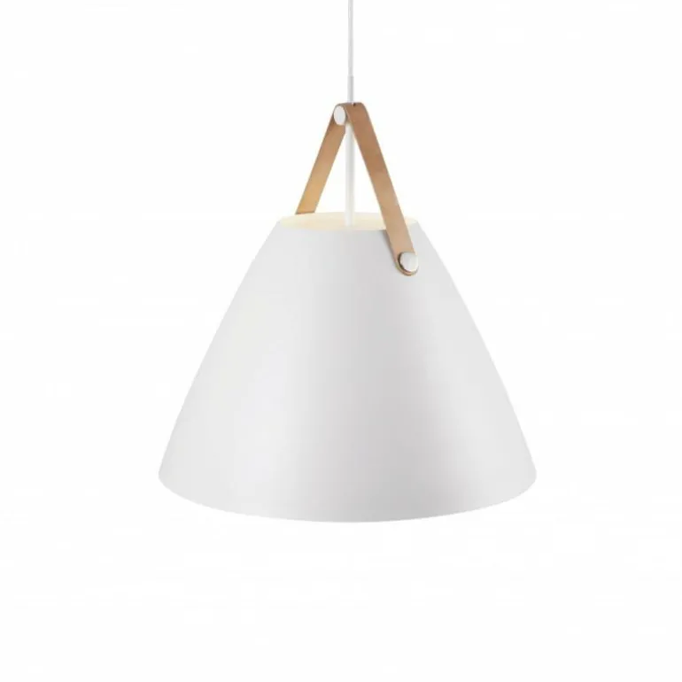 Suspension Design For The People by Nordlux STRAP48 Blanc, 1 lumière
