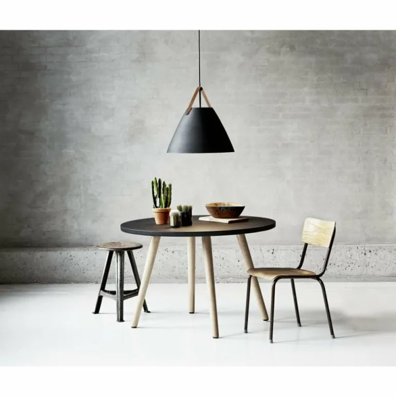 Suspension Design For The People by Nordlux STRAP48 Noir, 1 lumière