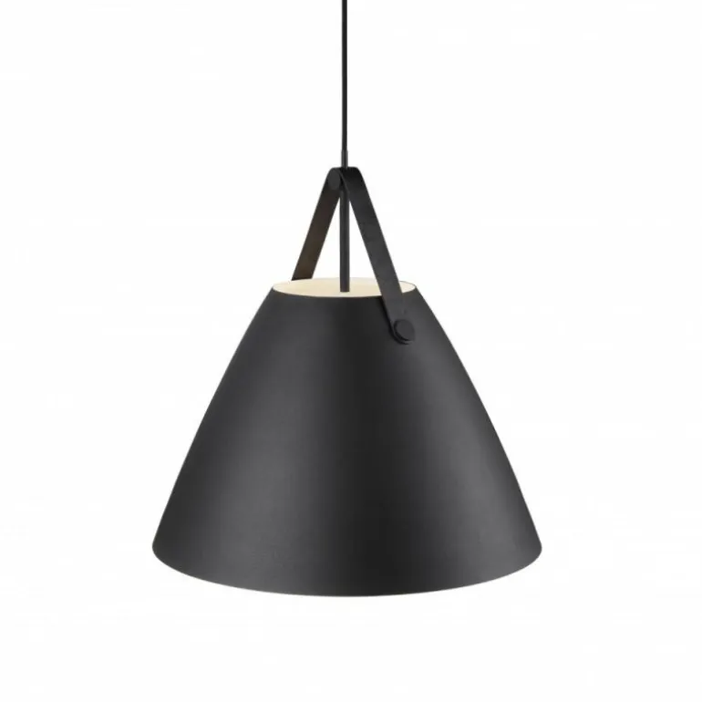 Suspension Design For The People by Nordlux STRAP48 Noir, 1 lumière