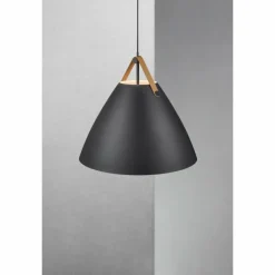 Suspension Design For The People by Nordlux STRAP Noir, 1 lumière