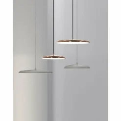 Suspension Design For The People by Nordlux Artist LED Gris, 1 lumière
