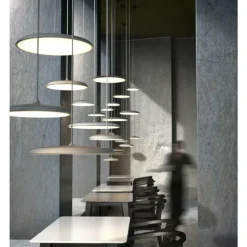 Suspension Design For The People by Nordlux Artist LED Gris, 1 lumière