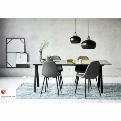 Suspension Design For The People by Nordlux Belly Noir, 1 lumière