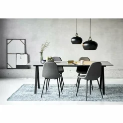 Suspension Design For The People by Nordlux Belly Noir, 1 lumière