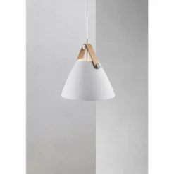Suspension Design For The People by Nordlux Strap Blanc, 1 lumière