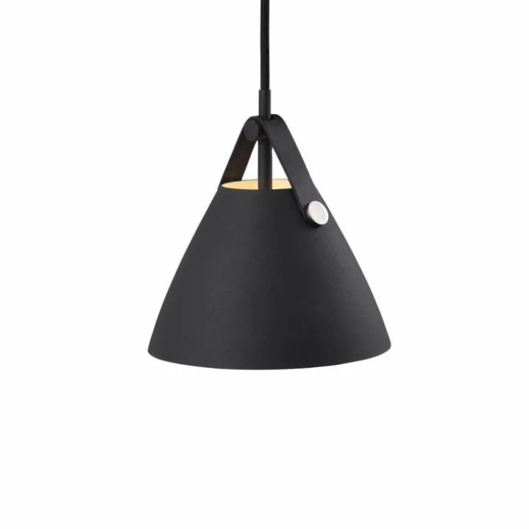 Suspension Design For The People by Nordlux Strap Noir, 1 lumière