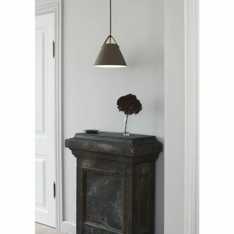 Suspension Design For The People by Nordlux STRAP Beige, 1 lumière