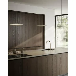 Suspension Design For The People by Nordlux ARTIST LED Beige, 1 lumière