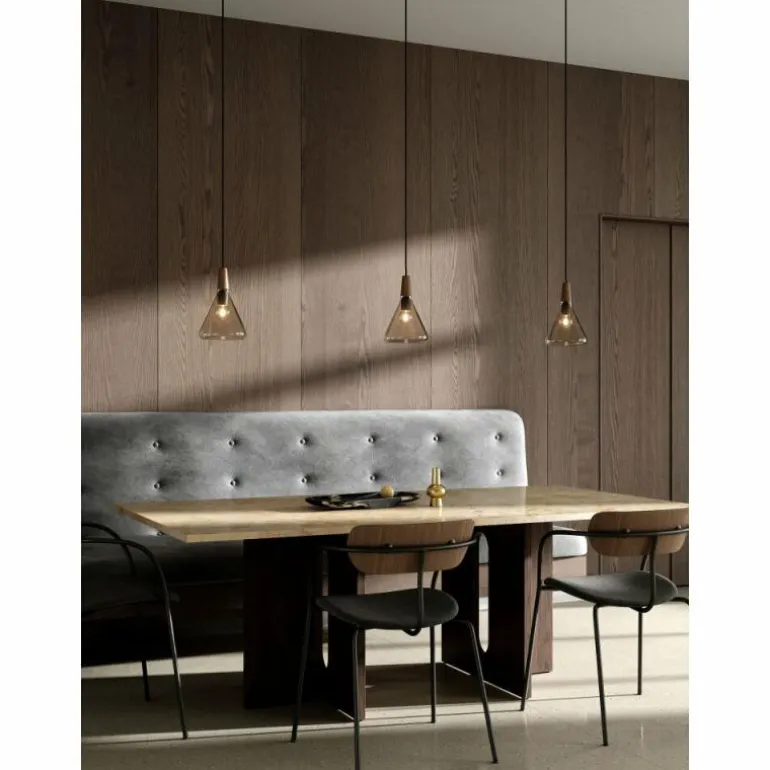 Suspension Design For The People by Nordlux NORI Brun, Noir, 1 lumière