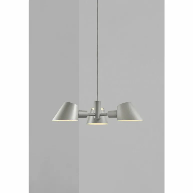 Suspension Design For The People by Nordlux STAY Gris, 3 lumières