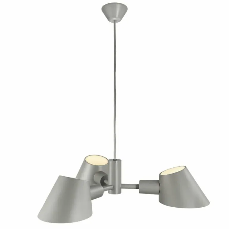 Suspension Design For The People by Nordlux STAY Gris, 3 lumières