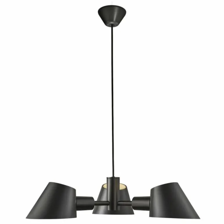 Suspension Design For The People by Nordlux STAY Noir, 3 lumières