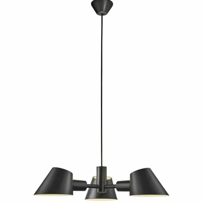 Suspension Design For The People by Nordlux STAY Noir, 3 lumières
