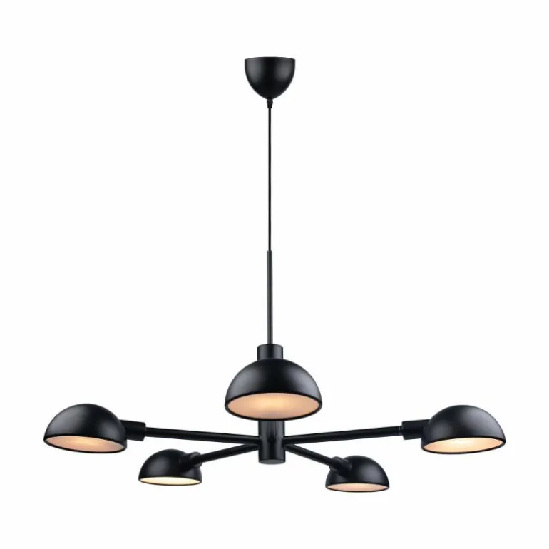 Suspension Design For The People by Nordlux NOMI Noir, 5 lumières