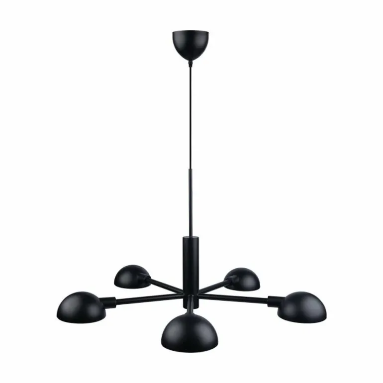 Suspension Design For The People by Nordlux NOMI Noir, 5 lumières