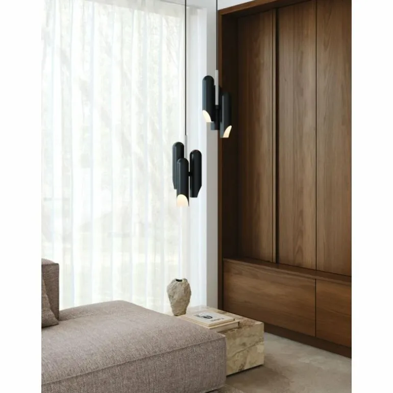 Suspension Design For The People by Nordlux ROCHELLE Noir, 3 lumières