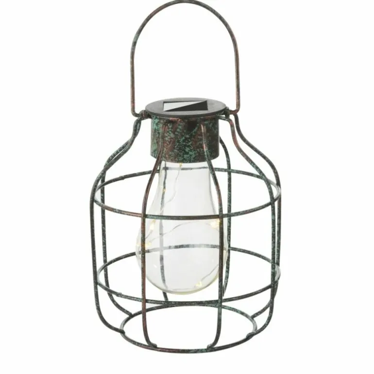 Suspension d'extérieur Globo Solar LED Bronze, 5 lumières