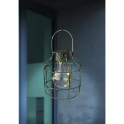 Suspension d'extérieur Globo Solar LED Bronze, 5 lumières