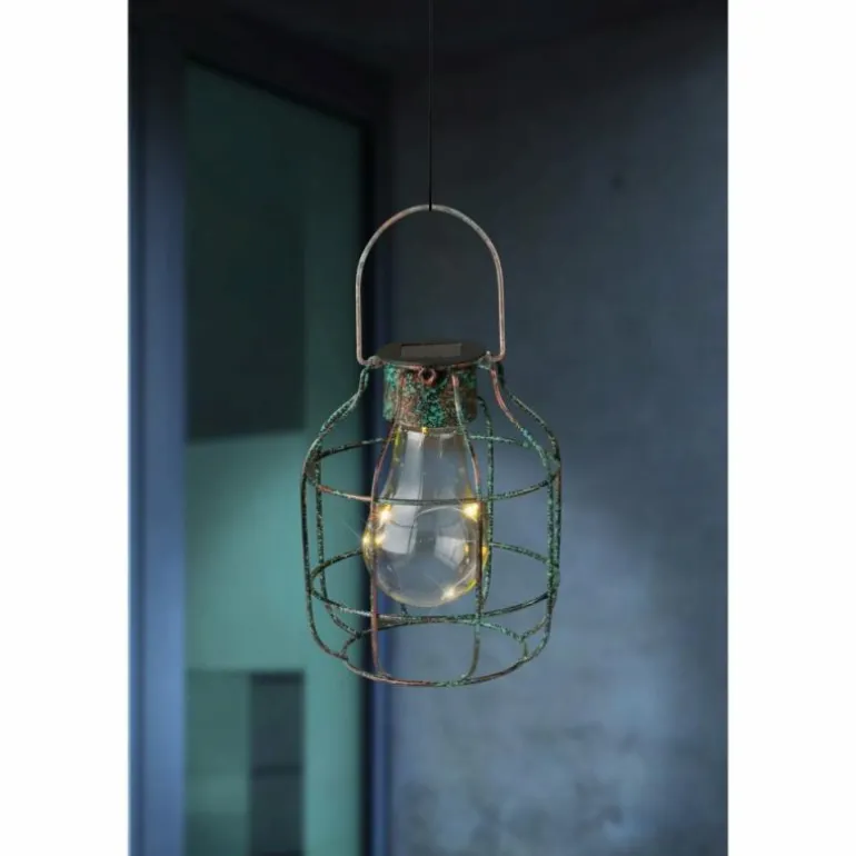 Suspension d'extérieur Globo Solar LED Bronze, 5 lumières