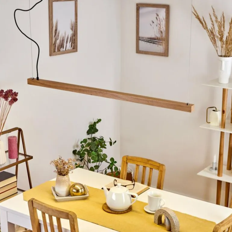 Suspension Disentis LED Écru, 1 lumière