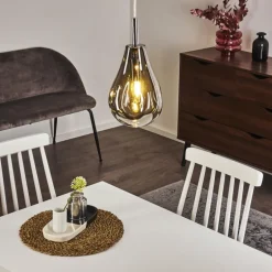 Suspension Domma Chrome, 1 lumière