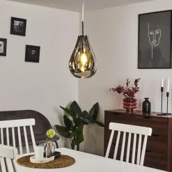 Suspension Domma Chrome, 1 lumière