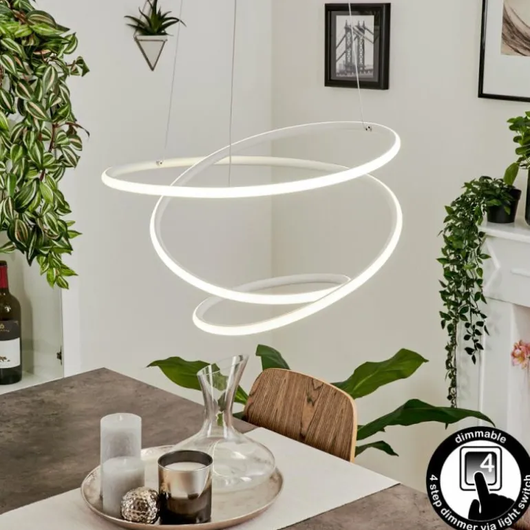 Suspension Donebas LED Blanc, 1 lumière