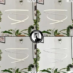 Suspension Donebas LED Blanc, 1 lumière