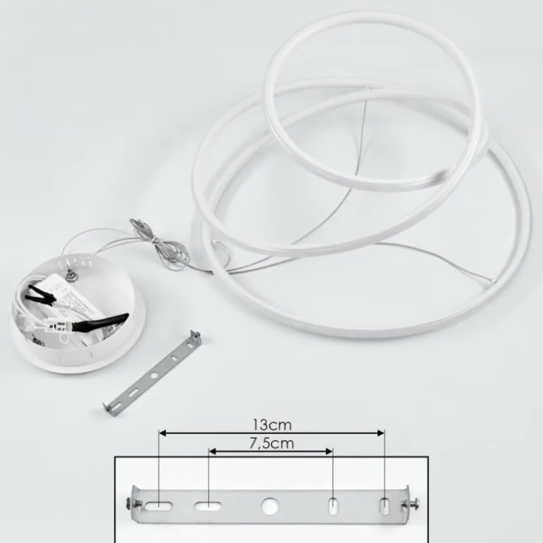 Suspension Donebas LED Blanc, 1 lumière