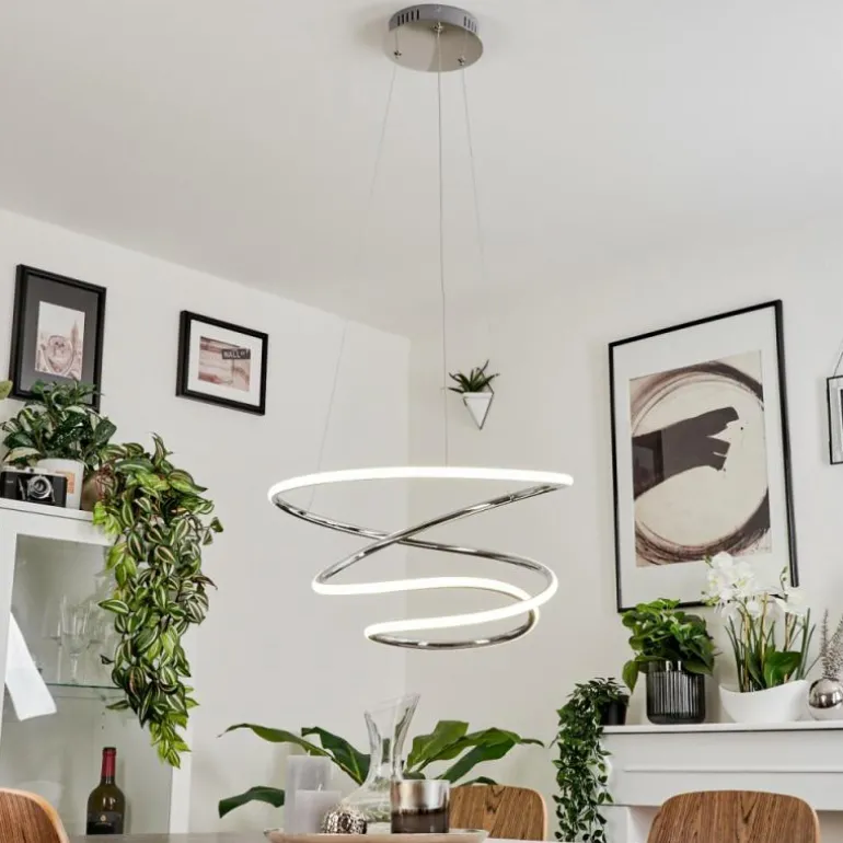 Suspension Donebas LED Chrome, 1 lumière