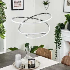 Suspension Donebas LED Chrome, 1 lumière