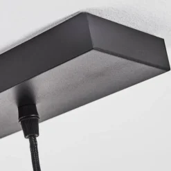 Suspension Doussal Noir, 3 lumières