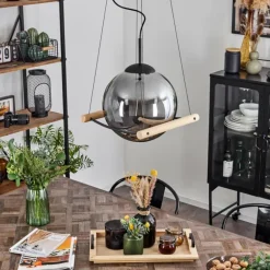 Suspension Duchemin Écru, 1 lumière