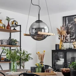 Suspension Duchemin Écru, 1 lumière