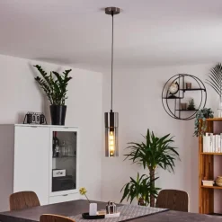 Suspension Dulcita Nickel mat, 1 lumière