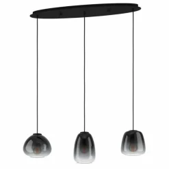 Suspension Eglo AGUILARES Noir, 3 lumières