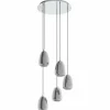 Suspension EGLO ALOBRASE Chrome, 5 lumières