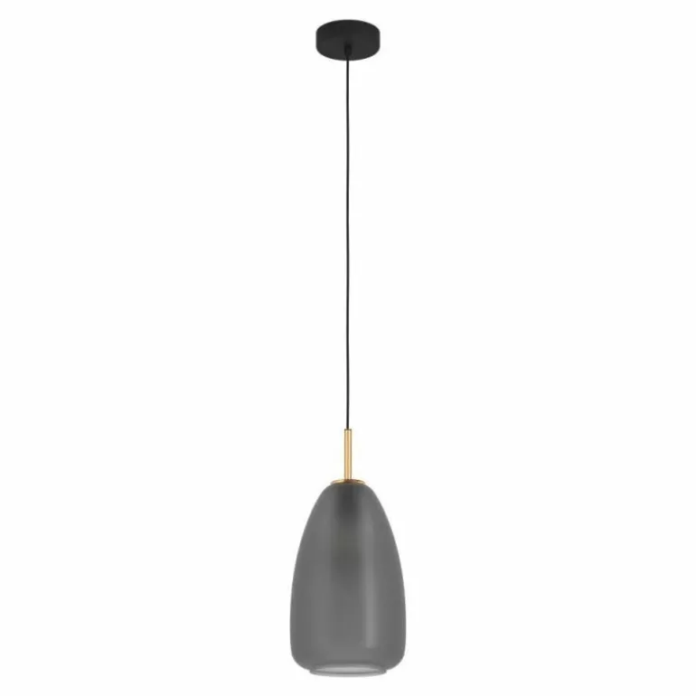 Suspension Eglo ALOBRASE Laiton, Noir, 1 lumière