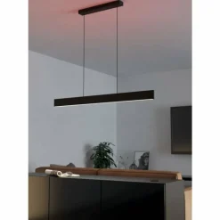 Suspension Eglo ANDREAS-Z LED Noir, 2 lumières, Changeur de couleurs