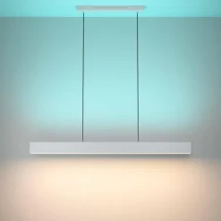 Suspension Eglo ANDREAS-Z LED Gris, 2 lumières, Changeur de couleurs