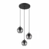 Suspension EGLO ARISCANI Noir, 3 lumières