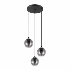 Suspension EGLO ARISCANI Noir, 3 lumières