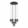 Suspension EGLO ARISCANI Noir, 10 lumières