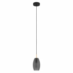 Suspension Eglo BATISTA Laiton, Noir, 1 lumière