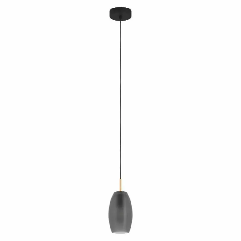 Suspension Eglo BATISTA Laiton, Noir, 1 lumière