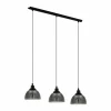 Suspension EGLO BELESER Noir, 3 lumières